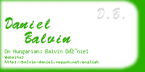 daniel balvin business card